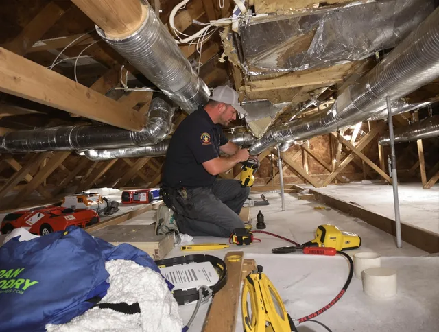 Professional air duct repair by Raynham Air Duct Cleaning in Raynham