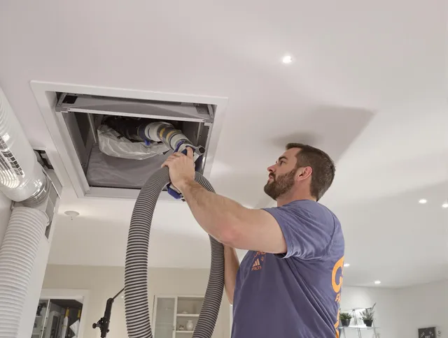 Precision indoor duct cleaning by Raynham Air Duct Cleaning in Raynham